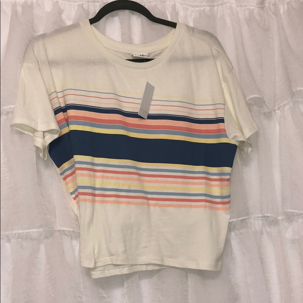 Oversized cream t shirt